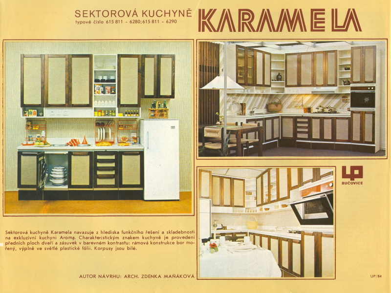 Sektorová kuchyně KARAMELA, UP Bučovice. Archiv L. Žižkové.