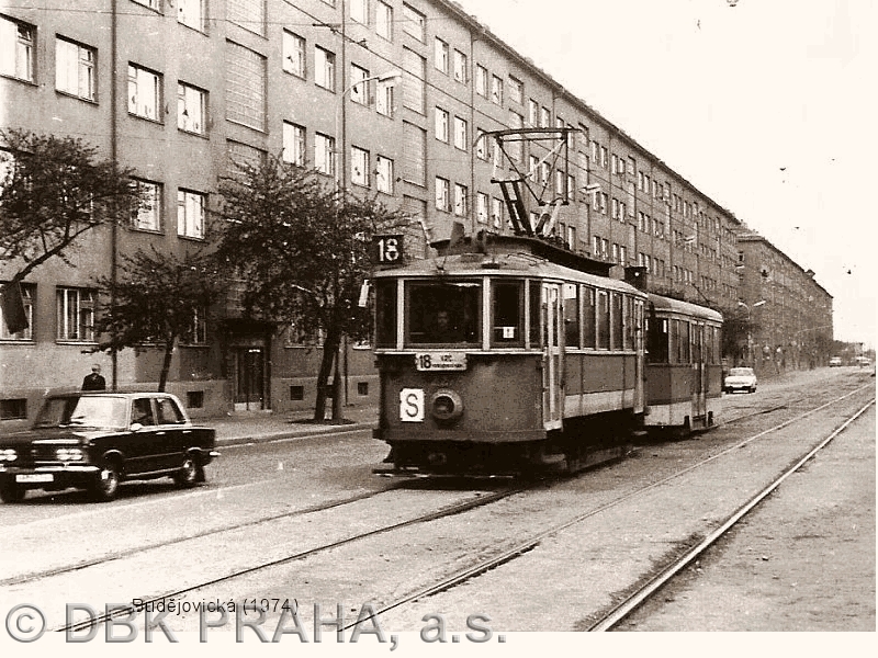 Tramvaje začaly jezdit na Budějovickou v roce 1925.