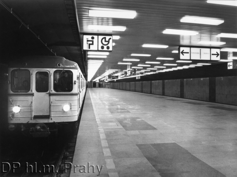 Stanice metra Budějovická byla zprovozněna 9. 5. 1974.